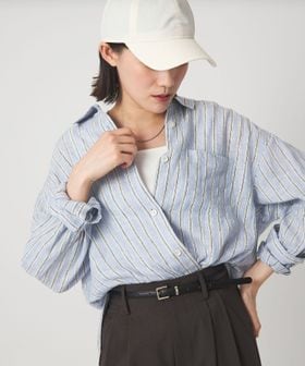 green label relaxing/【結論シリーズ】リネン2WAYシャツ［size SHORTあり］/シャツ / ブラウス