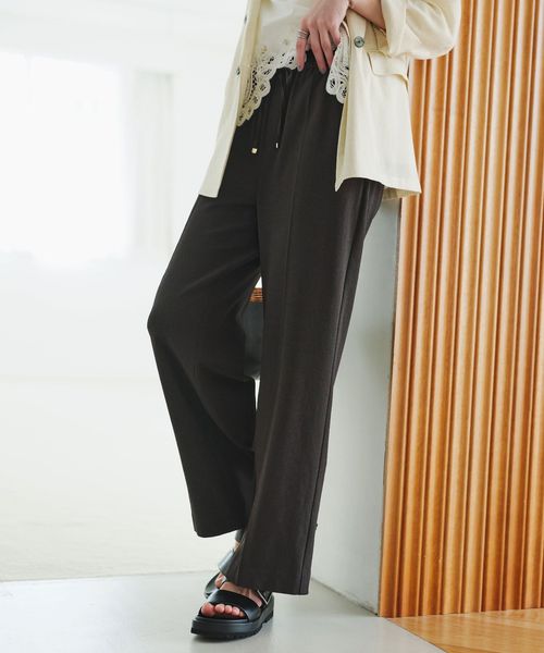 green label relaxing/［size SHORT/TALLあり］ニーハイフレアパンツ/イージーパンツ