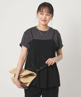 green label relaxing/シアーエア キャミソール マシンウォッシャブル/タンクトップ / キャミソール