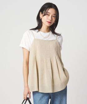 green label relaxing/シアーエア キャミソール マシンウォッシャブル/タンクトップ / キャミソール