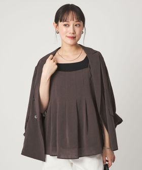 green label relaxing/シアーエア キャミソール マシンウォッシャブル/タンクトップ / キャミソール