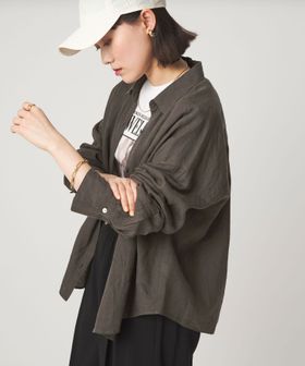 green label relaxing/【結論シリーズ】リネンバランスシャツ［size SHORTあり］/シャツ / ブラウス