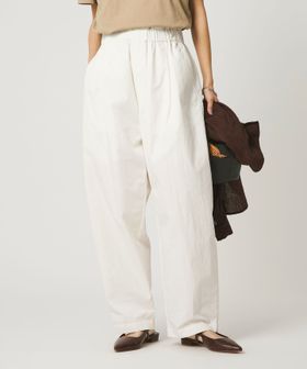 green label relaxing/［size SHORTあり］イージー カーブ パンツ オフホワイト ウォッシャブル/イージーパンツ