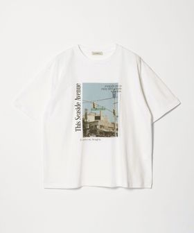 green label relaxing/【WEB限定】＜at ease＞アソート フォトプリント ショートスリーブ カットソー/Tシャツ / カットソー
