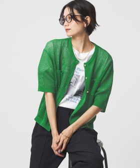 green label relaxing/【結論シリーズ】デイリーメッシュカーデ ウォッシャブル/カーディガン / ボレロ