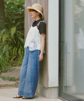 green label relaxing/＜CHIHIRO HYODO×green label relaxing＞ベイカー ライト デニム/デニムパンツ