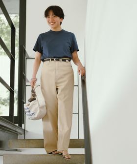 green label relaxing/＜CHIHIRO HYODO×green label relaxing＞ワイド ライト デニム/デニムパンツ