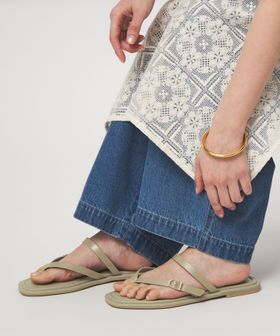 green label relaxing/トライアングル トング サンダル/サンダル