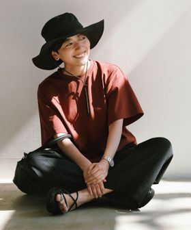 green label relaxing/＜CHIHIRO HYODO×green label relaxing＞クロップド ワイド Tシャツ/Tシャツ / カットソー