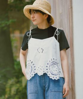 green label relaxing/＜CHIHIRO HYODO×green label relaxing＞ワイドネック Tシャツ/Tシャツ / カットソー