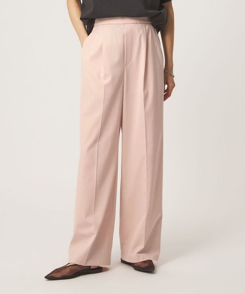 green label relaxing/【WEB限定】＜at ease＞オルマイ ワイド パンツ ストレッチ UVカット/イージーパンツ