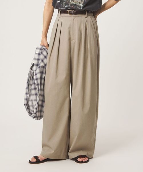 green label relaxing/【WEB限定】＜at ease＞オルマイ スラックス ストレッチ UVカット/スラックス
