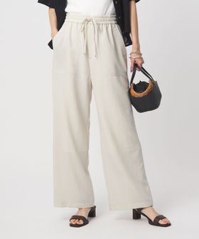 green label relaxing/［size SHORT/TALLあり］ドライクロスパンツ オフホワイト/イージーパンツ