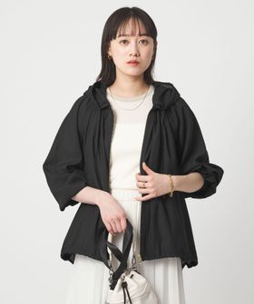 green label relaxing/シアー フーディ ブルゾン マシンウォッシャブル UVカット 通気性/その他コート / ブルゾン