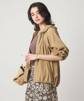 green label relaxing/シアー フーディ ブルゾン マシンウォッシャブル UVカット 通気性/その他コート / ブルゾン