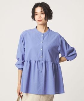 green label relaxing/［size SHORTあり］ペプラム ブラウス マシンウォッシャブル 吸水速乾 通気性 UVカット/シャツ / ブラウス