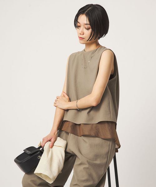 green label relaxing/【結論シリーズ】ダブルフレアオールインワン［size SHORT/TALLあり］/オーバーオール / オールインワン