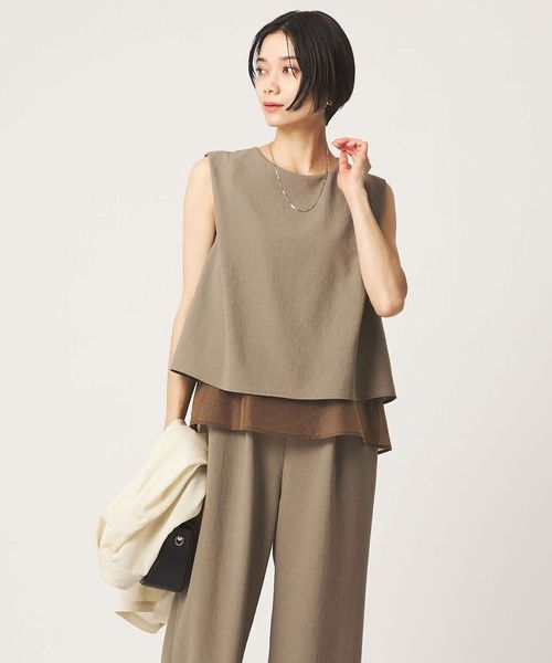 green label relaxing/【結論シリーズ】ダブルフレアオールインワン［size SHORT/TALLあり］/オーバーオール / オールインワン