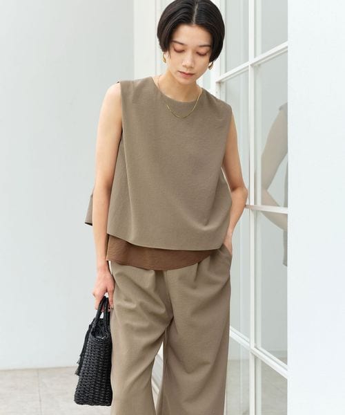 green label relaxing/【結論シリーズ】ダブルフレアオールインワン［size SHORT/TALLあり］/オーバーオール / オールインワン