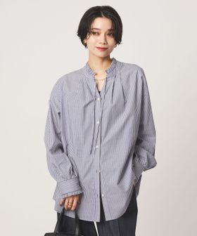 green label relaxing/［size SHORTあり］フリルネック 2WAY ブラウス/シャツ / ブラウス