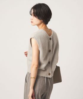 green label relaxing/ヘアリー 2WAY ニット ベスト/ベスト