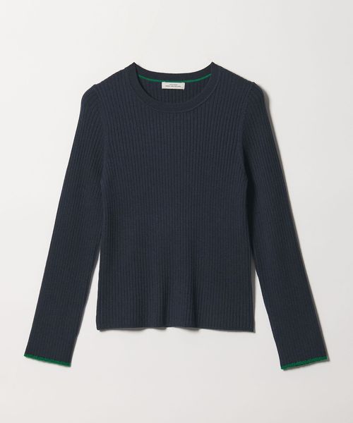 green label relaxing/【WEB限定】＜at ease＞ソデサキ バイカラー プルオーバー ニット 2/ニット / セーター