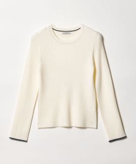 green label relaxing/【WEB限定】＜at ease＞ソデサキ バイカラー プルオーバー ニット 2/ニット / セーター
