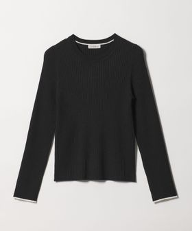 green label relaxing/【WEB限定】＜at ease＞ソデサキ バイカラー プルオーバー ニット 2/ニット / セーター