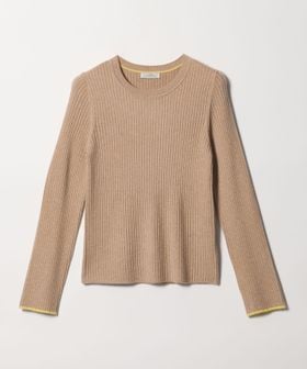 green label relaxing/【WEB限定】＜at ease＞ソデサキ バイカラー プルオーバー ニット 2/ニット / セーター