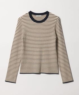 green label relaxing/【WEB限定】＜at ease＞マルチボーダー プルオーバー ニット/ニット / セーター