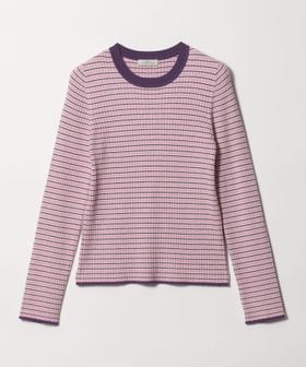 green label relaxing/【WEB限定】＜at ease＞マルチボーダー プルオーバー ニット/ニット / セーター