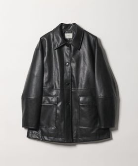 green label relaxing/【WEB限定】＜at ease＞レザーライク ブルゾン/その他コート / ブルゾン