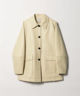green label relaxing/【WEB限定】＜at ease＞レザーライク ブルゾン/その他コート / ブルゾン