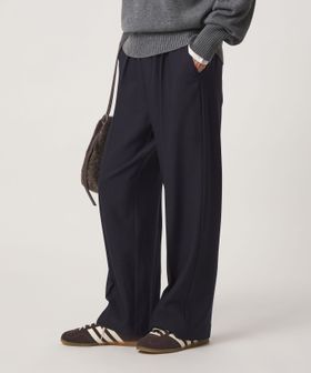 green label relaxing/【結論シリーズ】ホッとニーハイフレアパンツ マシンウォッシャブル ストレッチ 帯電防止 /イージーパンツ