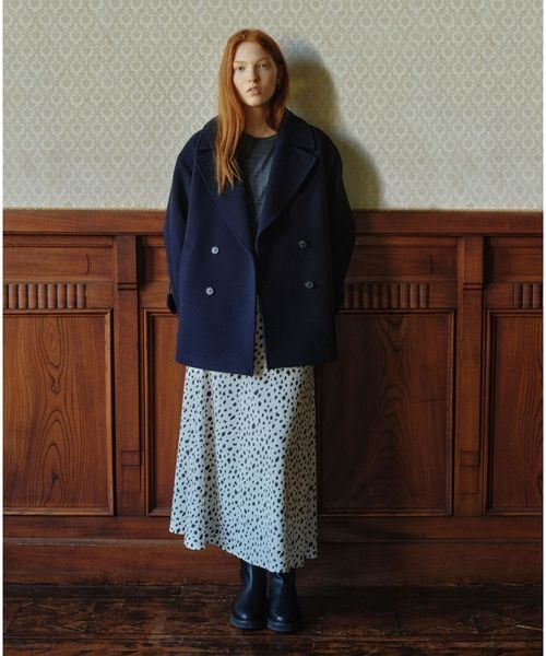 green label relaxing/［size SHORTあり］CANGIOLI ピーコート/ピーコート
