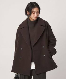green label relaxing/［size SHORTあり］CANGIOLI W ピーコート/ピーコート