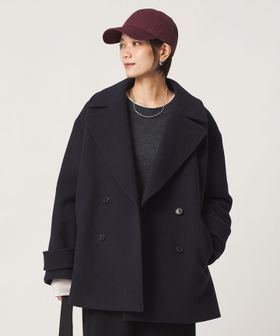 green label relaxing/［size SHORTあり］CANGIOLI W ピーコート/ピーコート