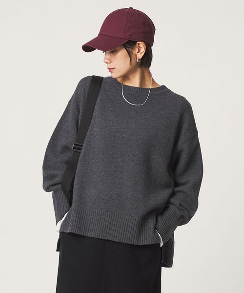 green label relaxing/［size SHORTあり］SERENITY クルーネック プルオーバー ニット/ニット / セーター