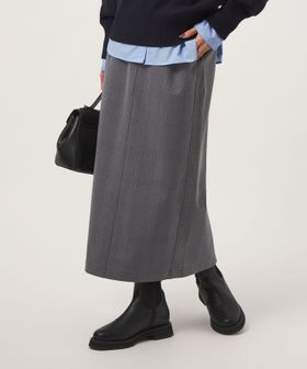 green label relaxing/［size SHORT/TALLあり］オルマイ ウラキモウ タイト スカート ストレッチ 帯電防止/ミモレ / ロング