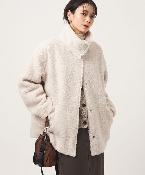 green label relaxing/［size SHORTあり］ボア スタンドカラー ブルゾン/その他コート / ブルゾン