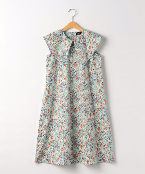 フラワー Bigカラー ワンピース 140cm 160cm