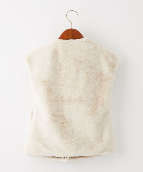 TJ フェイクファー ジレ 100-130cm