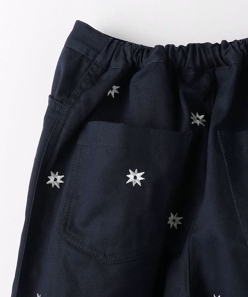 TJ 総柄刺繍 タックパンツ 110cm―130cm