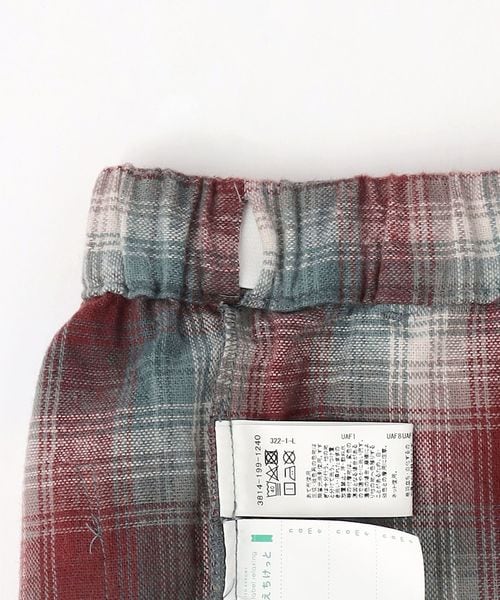 グリーンレーベルリラクシング キッズ セットアップ 金ボタン チェックパンツ セール】TRW ブラックウォッチ 9L パンツ / キッズ 110cm-130cm