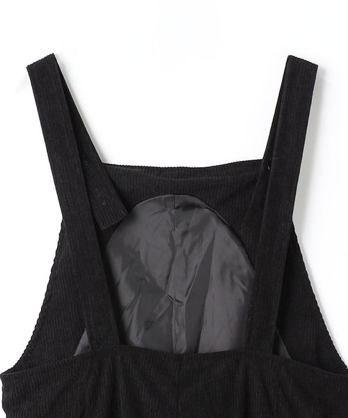 HYKE サロペット 1 (S) ブラック BIOTOP(ビオトープ) / WOMEN【HYKE】STRETCH JUMPSUIT
