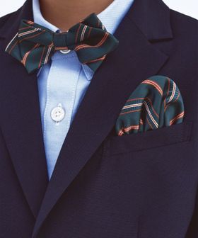 ボウタイチーフセット/ ストライプ 