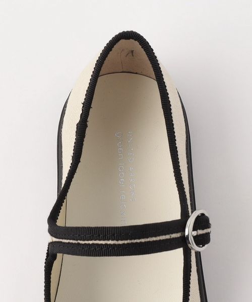 MARW UNITED ARROWS ブラック Tストラップシューズ 極美品 MARW UNITED ARROWS Tストラップローファー 厚底 22