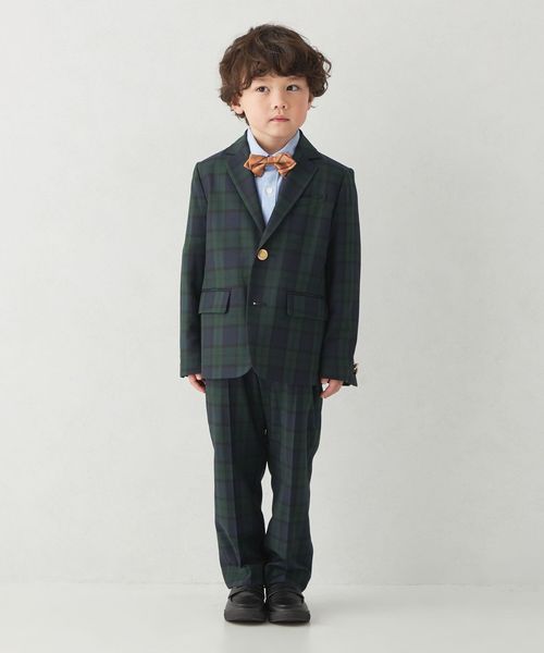 green label relaxing/TRW ブラックウォッチ 9L パンツ / キッズ 110cm―130cm/セットアップ パンツ