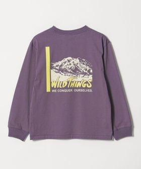 WILD THINGS/＜WILD THINGS＞プリント ロングTシャツ / キッズ 140cm―160cm/Tシャツ / カットソー