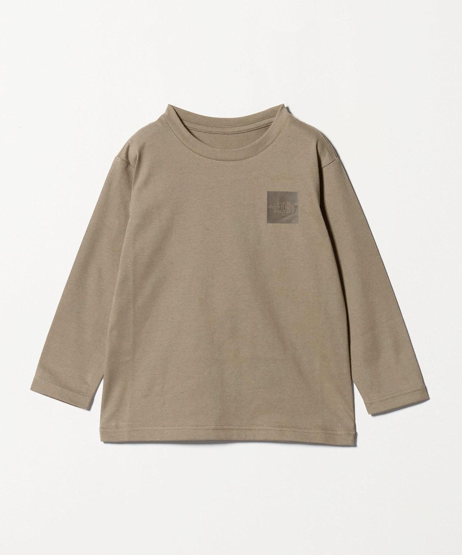 THE NORTH FACE＞ロングスリーブ スモールスクエア ロゴティー